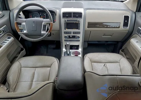 2010 Lincoln Mkx z USA, uszkodzony, nr VIN 2LMDJ8JC8ABJ21204